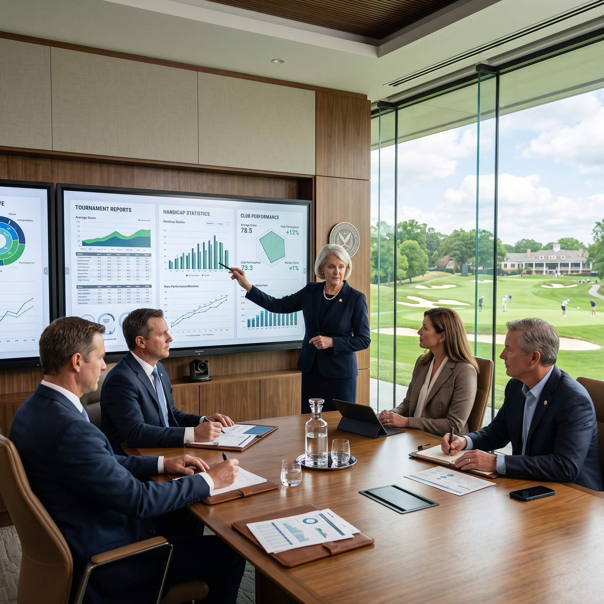 Golf association overseeing affiliated clubs